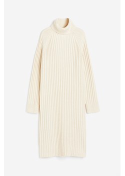 H & M - Sukienka z golfem - Beżowy ze sklepu H&M w kategorii Sukienki - zdjęcie 164875305