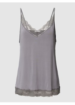 Podkoszulka z obszyciem koronką model ‘Camisole Poetry Fame’ ze sklepu Peek&Cloppenburg  w kategorii Bluzki damskie - zdjęcie 164875469