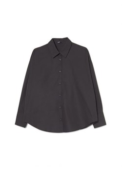 Cropp - Czarna koszula basic - czarny ze sklepu Cropp w kategorii Koszule damskie - zdjęcie 164876329