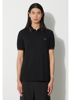 Fred Perry polo bawełniane kolor czarny z aplikacją M3600.U35 ze sklepu PRM w kategorii T-shirty męskie - zdjęcie 164882978