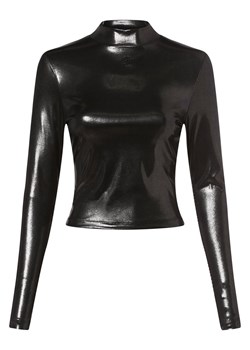 Calvin Klein Jeans Damska koszulka z długim rękawem Kobiety czarny jednolity ze sklepu vangraaf w kategorii Bluzki damskie - zdjęcie 164889239