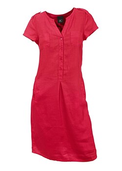 Heine Lniana sukienka w kolorze czerwonym ze sklepu Limango Polska w kategorii Sukienki - zdjęcie 164893835