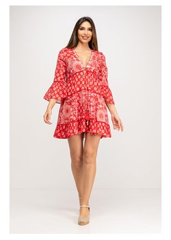 Peace &amp; Love Sukienka w kolorze czerwonym ze sklepu Limango Polska w kategorii Sukienki - zdjęcie 164894575