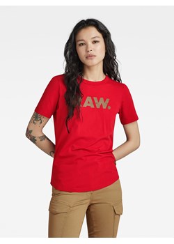 G-Star Koszulka &quot;RAW.&quot; w kolorze czerwonym ze sklepu Limango Polska w kategorii Bluzki damskie - zdjęcie 164895477