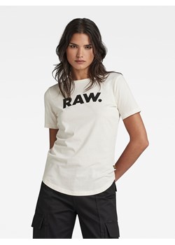 G-Star Koszulka &quot;RAW.&quot; w kolorze kremowym ze sklepu Limango Polska w kategorii Bluzki damskie - zdjęcie 164895489
