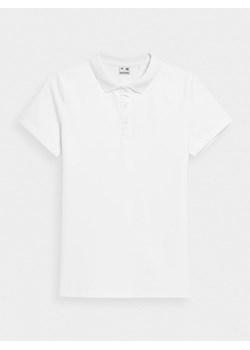 4F Koszulka polo w kolorze białym ze sklepu Limango Polska w kategorii Bluzki damskie - zdjęcie 164896928