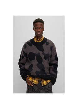 HUGO Sweter Sattiner | Oversize fit | z dodatkiem wełny ze sklepu Gomez Fashion Store w kategorii Swetry męskie - zdjęcie 164897727