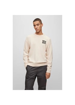 HUGO Wełniany sweter San Cassio-L | Regular Fit ze sklepu Gomez Fashion Store w kategorii Swetry męskie - zdjęcie 164897729