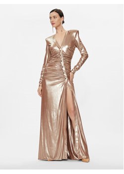 Babylon Sukienka wieczorowa T_S00833 Złoty Regular Fit ze sklepu MODIVO w kategorii Sukienki - zdjęcie 164898495