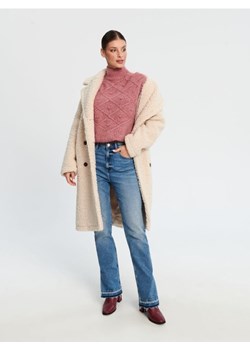Sinsay - Sweter z ozdobnym splotem - różowy ze sklepu Sinsay w kategorii Swetry damskie - zdjęcie 164901816