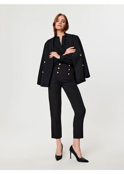 Sinsay - Spodnie z ozdobnymi guzikami - czarny ze sklepu Sinsay w kategorii Spodnie damskie - zdjęcie 164901837