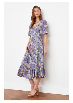trendyol Sukienka w kolorze fioletowym ze sklepu Limango Polska w kategorii Sukienki - zdjęcie 164902245