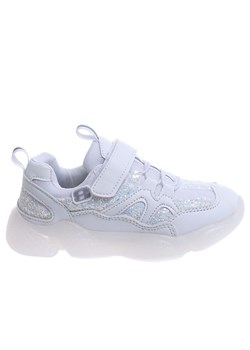 Białe dziewczęce buty sportowe sneakersy /A2-2 15128 T2/ ze sklepu Pantofelek24.pl w kategorii Buty sportowe dziecięce - zdjęcie 164903348