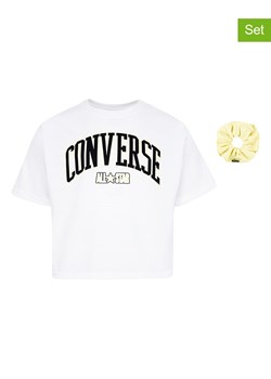 Converse 2-częściowy zestaw w kolorze żółto-białym ze sklepu Limango Polska w kategorii Bluzki dziewczęce - zdjęcie 164903846