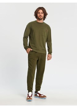 Sinsay - Spodnie dresowe - khaki ze sklepu Sinsay w kategorii Spodnie męskie - zdjęcie 164907535