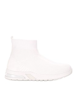 Białe sneakersy za kostkę Salgado ze sklepu ButyModne.pl w kategorii Buty sportowe damskie - zdjęcie 164910218