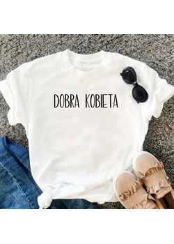 koszulka dobra kobieta ze sklepu Time For Fashion w kategorii Bluzki damskie - zdjęcie 164921498