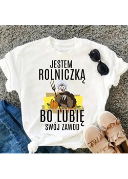 koszulka DLA ROLNICZKI ze sklepu Time For Fashion w kategorii Bluzki damskie - zdjęcie 164921595