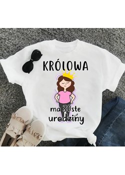 koszulka na 30 dla koleżanki ze sklepu Time For Fashion w kategorii Bluzki damskie - zdjęcie 164921639