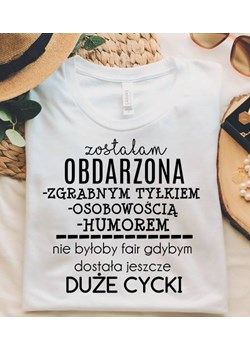 a koszulka śmieszy prezent dla kobiety ze sklepu Time For Fashion w kategorii Bluzki damskie - zdjęcie 164921946