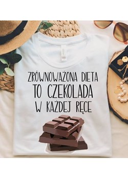 koszulka o czekoladzie ze sklepu Time For Fashion w kategorii Bluzki damskie - zdjęcie 164921948