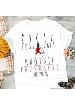 koszulka dla stylistki paznokci ze sklepu Time For Fashion w kategorii Bluzki damskie - zdjęcie 164922015