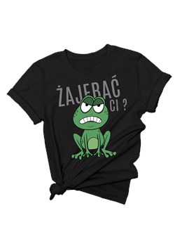 t-shirt damski z fajnym nadrukiem na prezent ze sklepu Time For Fashion w kategorii Bluzki damskie - zdjęcie 164922046