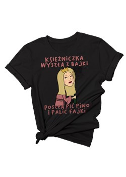 koszulka dla blondynki księżniczka co wyszła z bajki ze sklepu Time For Fashion w kategorii Bluzki damskie - zdjęcie 164922368