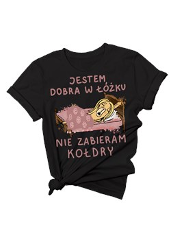 koszulka dla dziewczyny na walentynki jestem dobra w łóżku nie ze sklepu Time For Fashion w kategorii Bluzki damskie - zdjęcie 164922387