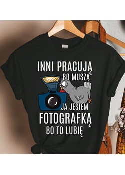 koszulka dla fotografki ze sklepu Time For Fashion w kategorii Bluzki damskie - zdjęcie 164922528