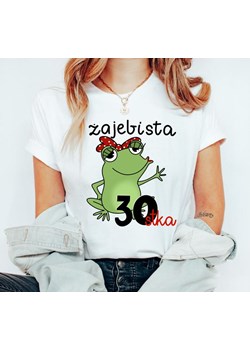 aa damska koszulka na 30 urodziny żajebista 30 ze sklepu Time For Fashion w kategorii Bluzki damskie - zdjęcie 164922575