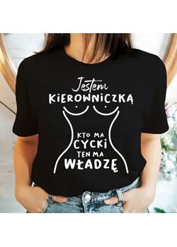 koszulka na śmieszny prezent dla kierowniczki ze sklepu Time For Fashion w kategorii Bluzki damskie - zdjęcie 164922609