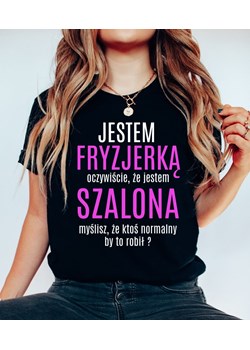 koszulka dla fryzjerki, prezent dla fryzjerki ze sklepu Time For Fashion w kategorii Bluzki damskie - zdjęcie 164922685