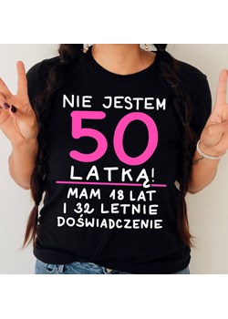 koszulka na 50-tke nie jestem 50 latką mam ze sklepu Time For Fashion w kategorii Bluzki damskie - zdjęcie 164922789