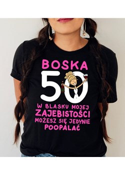 koszulka na 50 urodziny, prezent na pięćdziesiątkę ze sklepu Time For Fashion w kategorii Bluzki damskie - zdjęcie 164922809