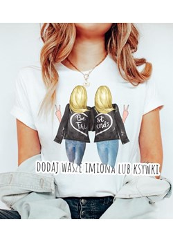 koszulka dla przyjaciółki best friends dla przyjaciółek blond blond ze sklepu Time For Fashion w kategorii Bluzki damskie - zdjęcie 164922849