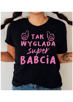 koszulka dla babci tak wygląda super babcia ze sklepu Time For Fashion w kategorii Bluzki damskie - zdjęcie 164922877