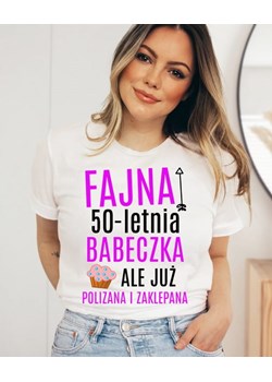 koszulka na 50 urodziny damska ze sklepu Time For Fashion w kategorii Bluzki damskie - zdjęcie 164922977