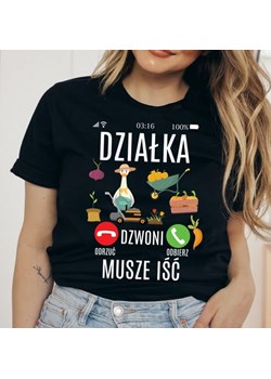 damska koszulka dla działkowca, koszulka na działkę ze sklepu Time For Fashion w kategorii Bluzki damskie - zdjęcie 164923017