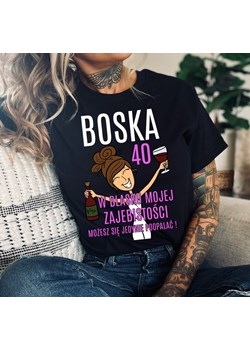 koszulka damska na 40-stke boska 40 brunetka ze sklepu Time For Fashion w kategorii Bluzki damskie - zdjęcie 164923058