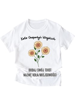 Koszulki na dożynki dla koła gospodyń wiejskich ze słonecznikami ze sklepu Time For Fashion w kategorii Bluzki damskie - zdjęcie 164923086