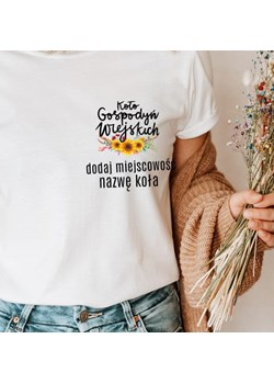 koszulki dla koła gospodyń wiejskich słoneczniki - logo na sercu ze sklepu Time For Fashion w kategorii Bluzki damskie - zdjęcie 164923285