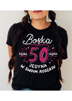 Koszulka na pięćdziesiątkę z okazji 50 urodzin ze sklepu Time For Fashion w kategorii Bluzki damskie - zdjęcie 164923307