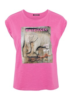 Chiemsee Koszulka &quot;Foula&quot; w kolorze różowym ze wzorem ze sklepu Limango Polska w kategorii Bluzki damskie - zdjęcie 164932388