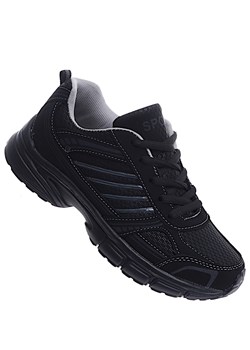 Lekkie czarne damskie buty sportowe /B5-2 15996 T340/ ze sklepu Pantofelek24.pl w kategorii Buty sportowe damskie - zdjęcie 164935106