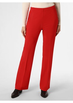 Oui Spodnie Kobiety wiskoza czerwony jednolity ze sklepu vangraaf w kategorii Spodnie damskie - zdjęcie 164935215