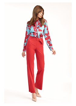 Nife Spodnie w kolorze czerwonym ze sklepu Limango Polska w kategorii Spodnie damskie - zdjęcie 164938235