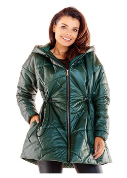 Awama Kurtka pikowana w kolorze zielonym ze sklepu Limango Polska w kategorii Kurtki damskie - zdjęcie 164938409