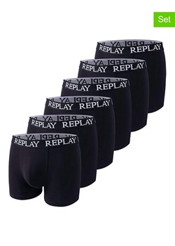 Replay Bokserki (6 par) w kolorze czarnym ze sklepu Limango Polska w kategorii Majtki męskie - zdjęcie 164939786