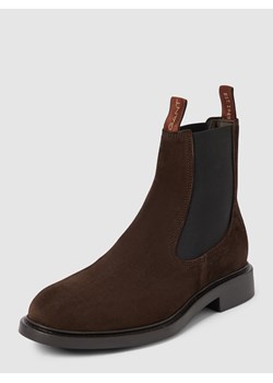 Buty chelsea z zamszu model ‘Millbro’ ze sklepu Peek&Cloppenburg  w kategorii Buty zimowe męskie - zdjęcie 164955628